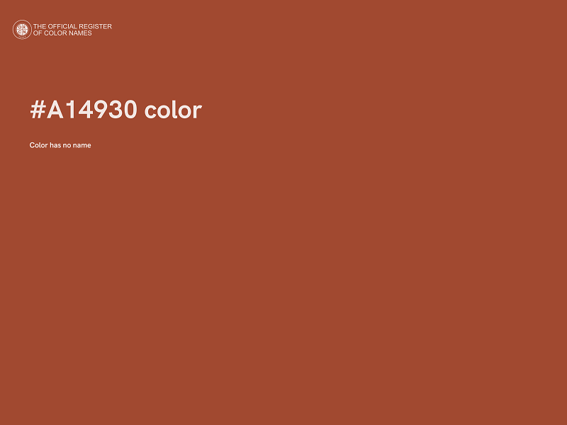 #A14930 color image