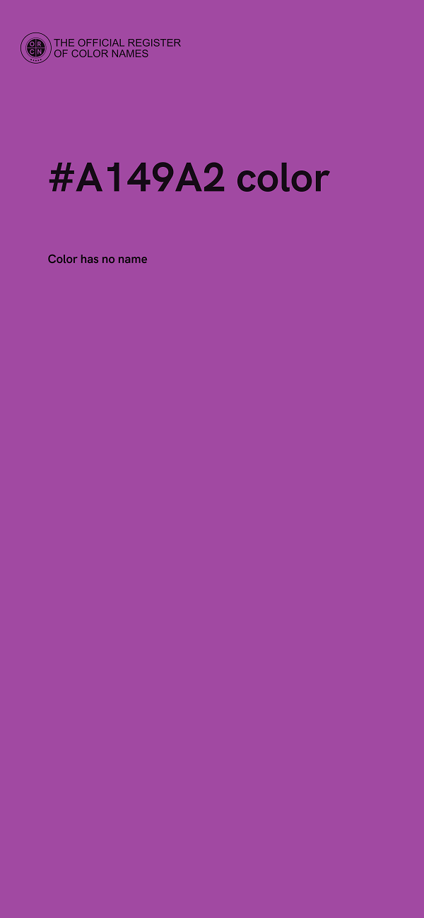 #A149A2 color image