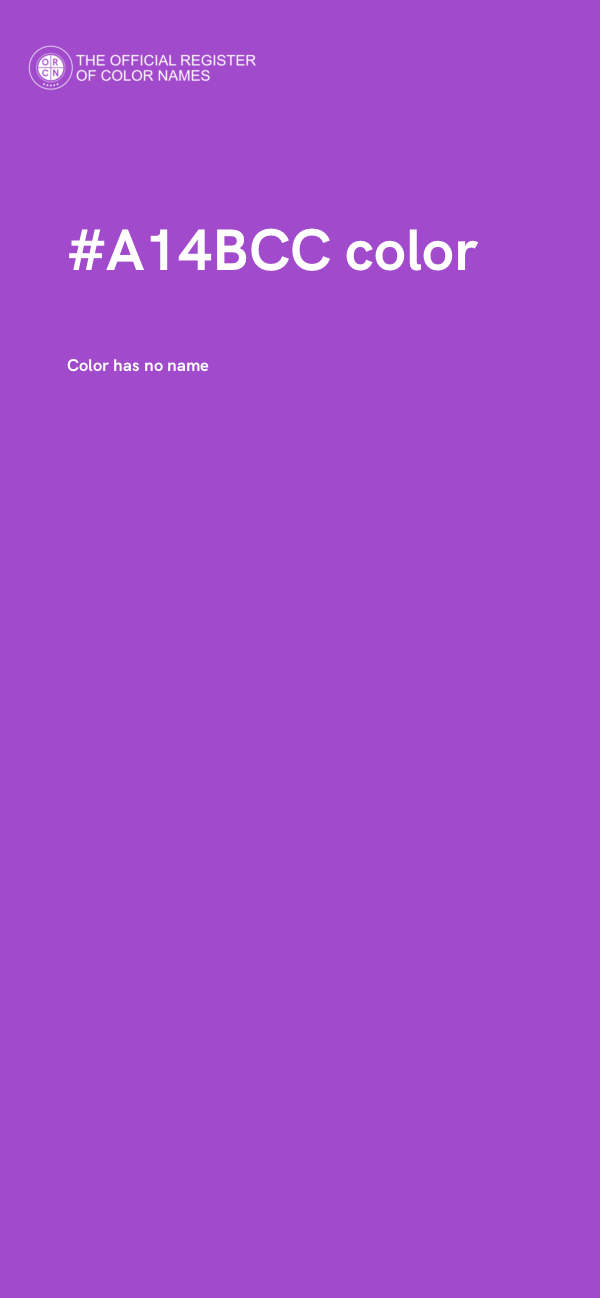 #A14BCC color image