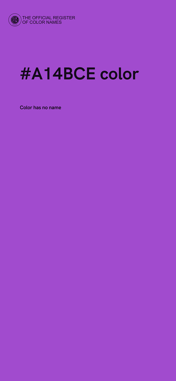 #A14BCE color image