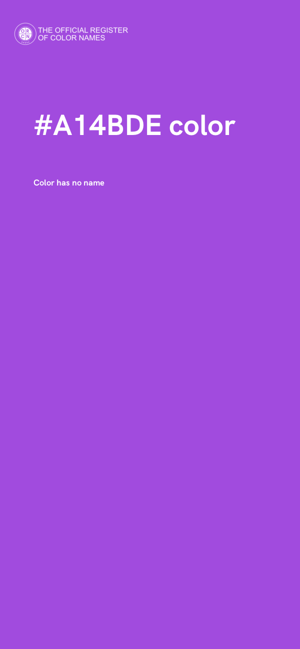 #A14BDE color image