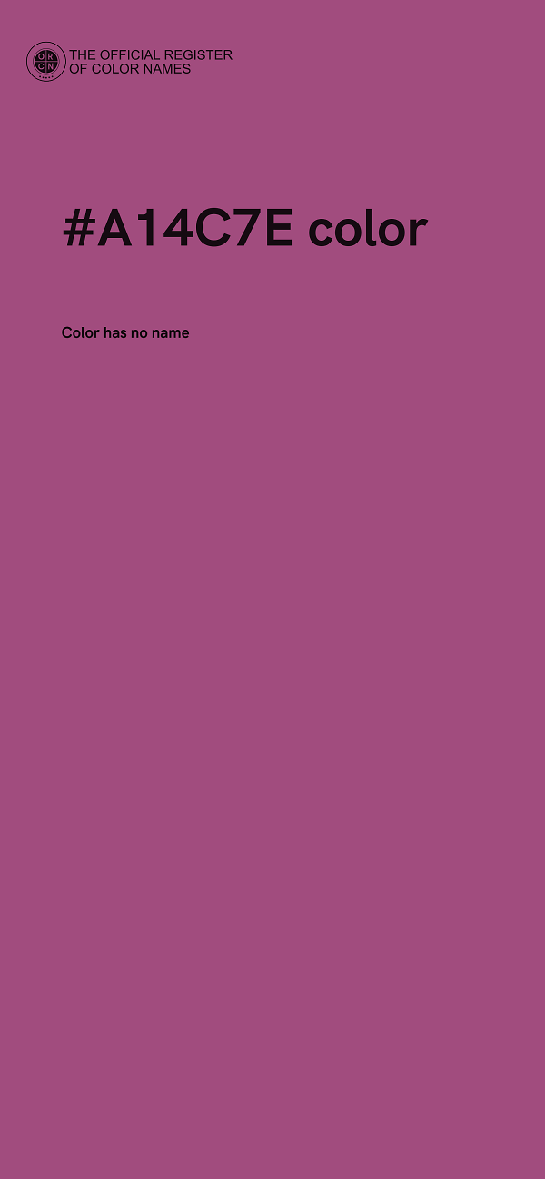 #A14C7E color image