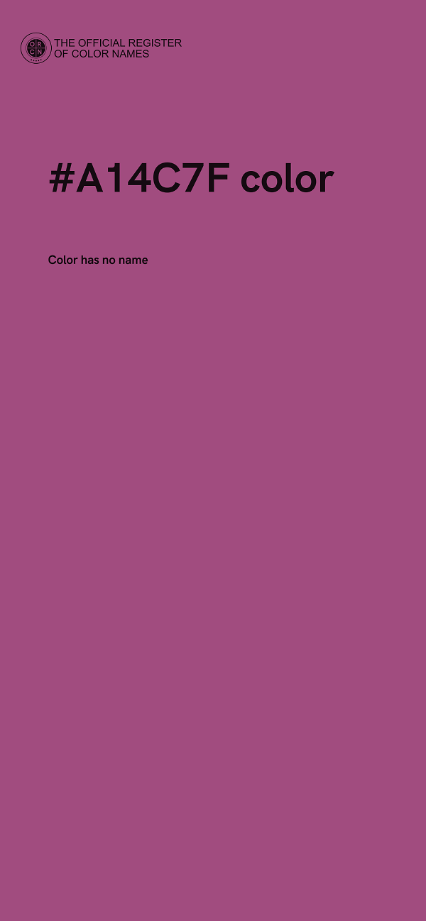 #A14C7F color image