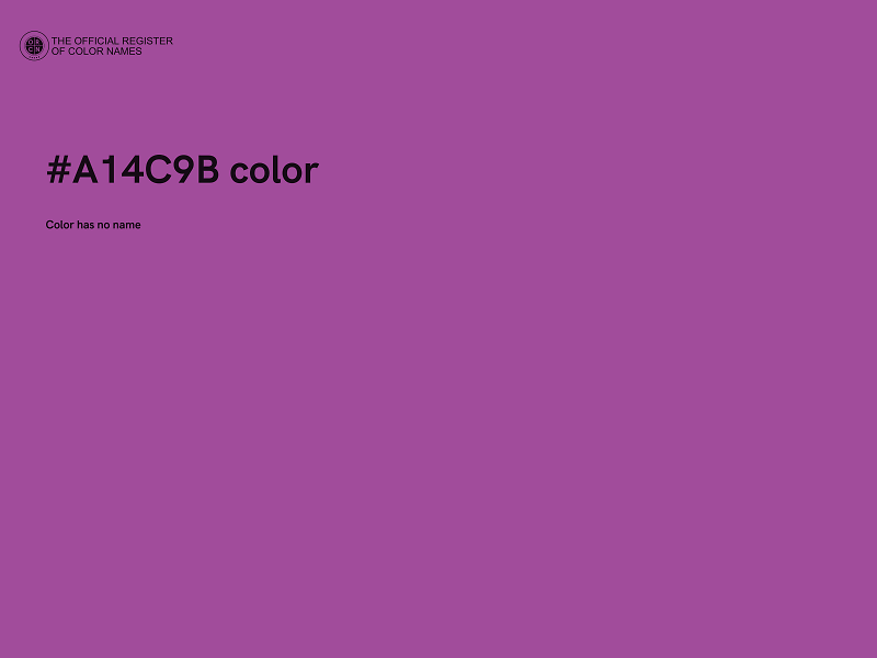 #A14C9B color image