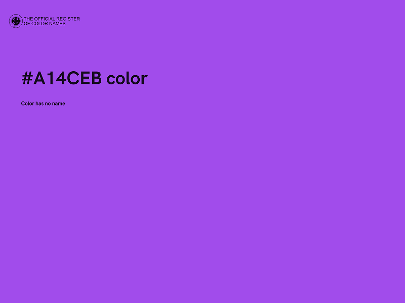 #A14CEB color image