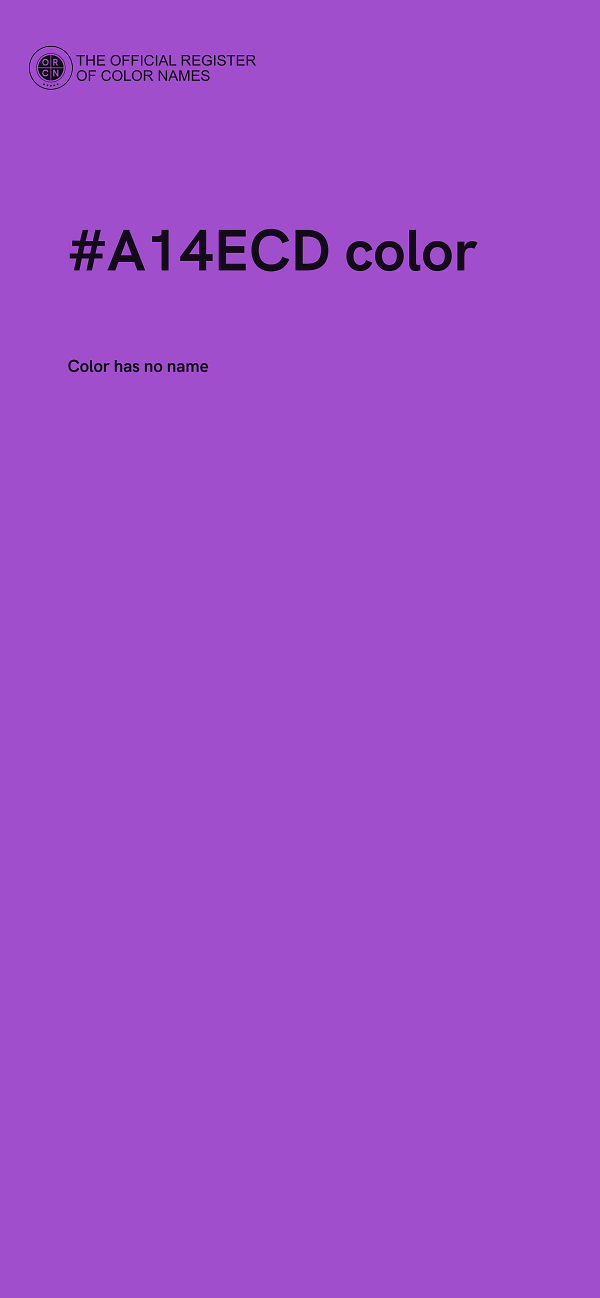 #A14ECD color image