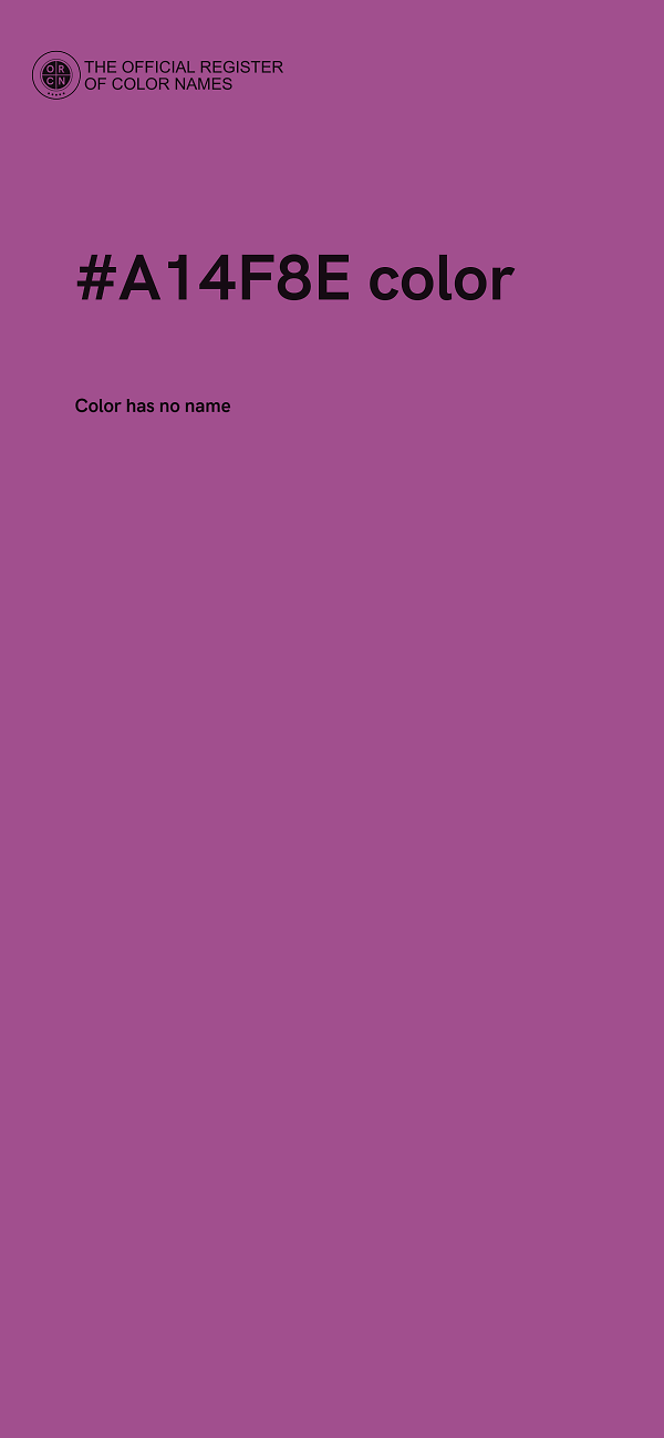 #A14F8E color image