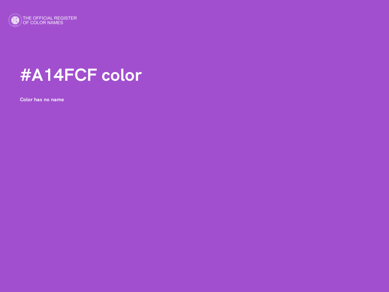 #A14FCF color image