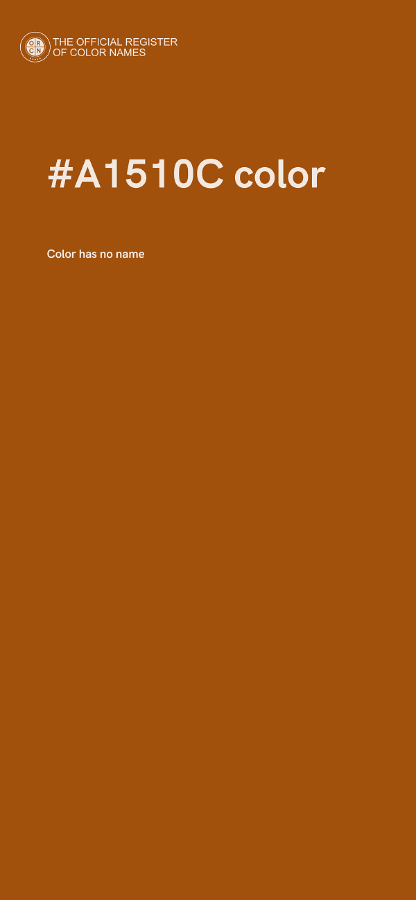 #A1510C color image