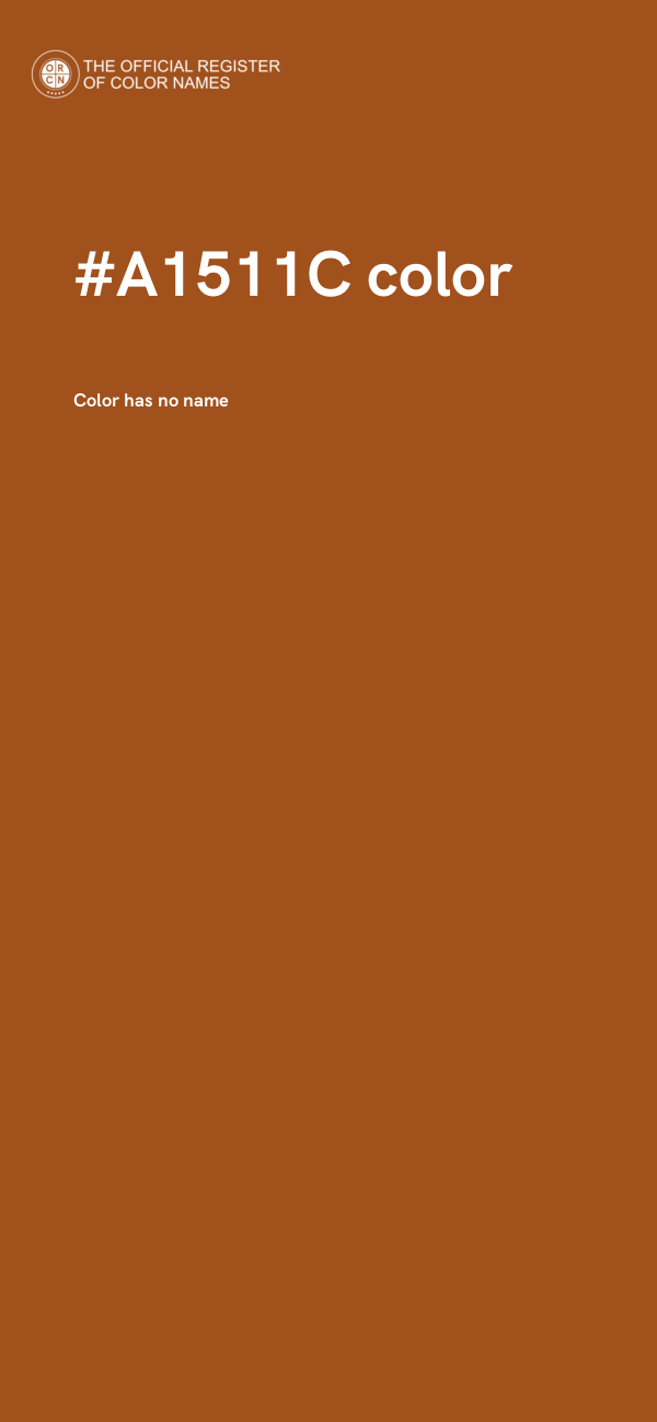 #A1511C color image