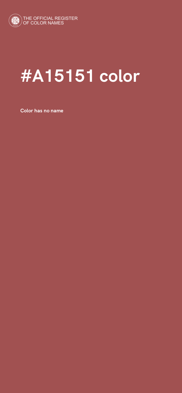 #A15151 color image
