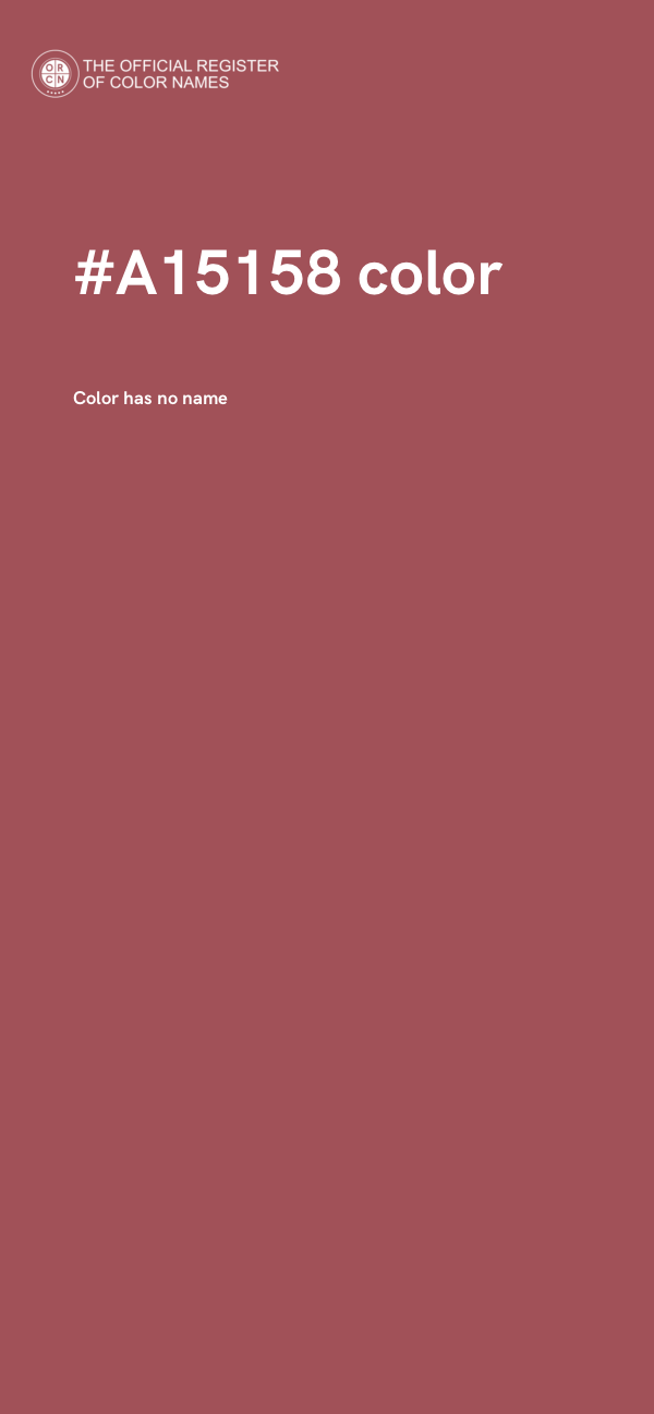 #A15158 color image