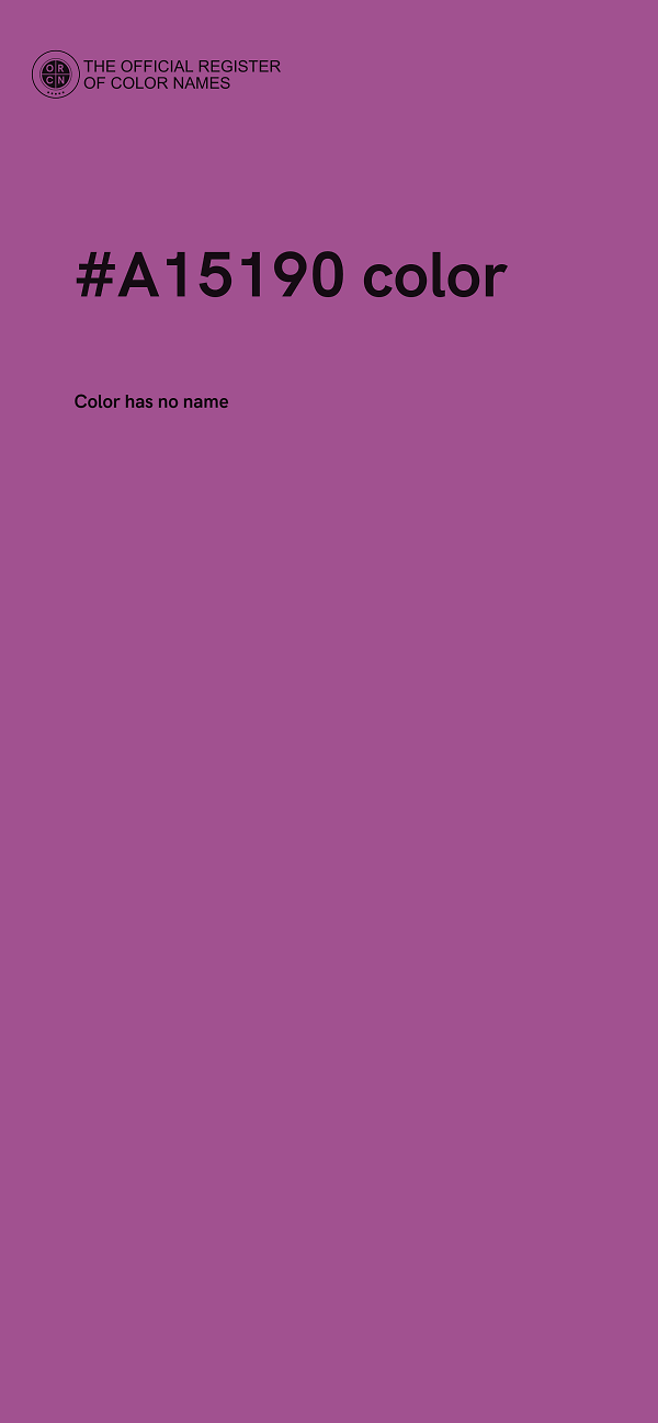 #A15190 color image