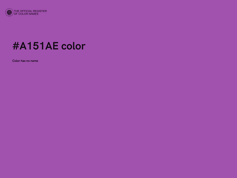 #A151AE color image