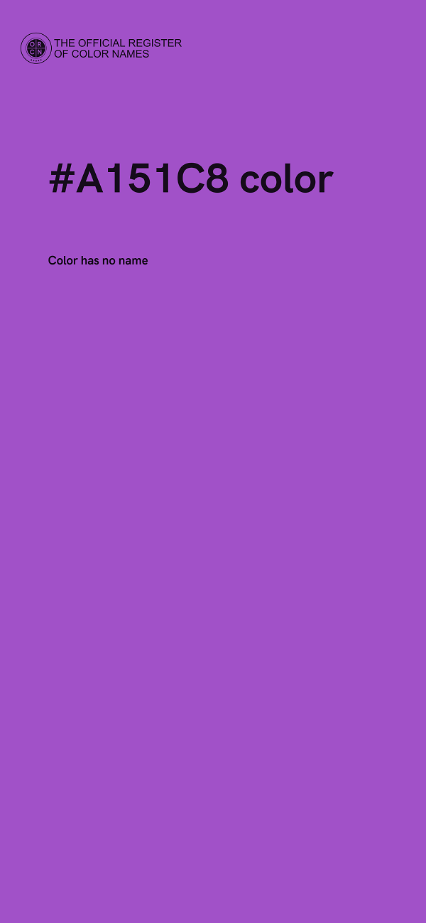 #A151C8 color image