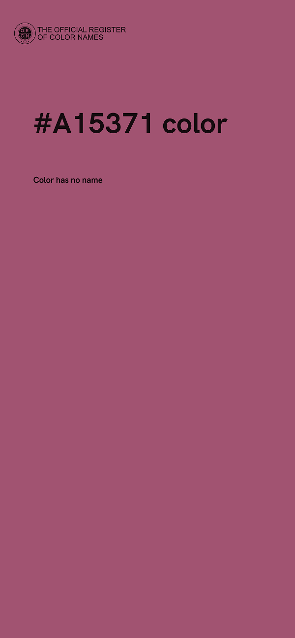 #A15371 color image