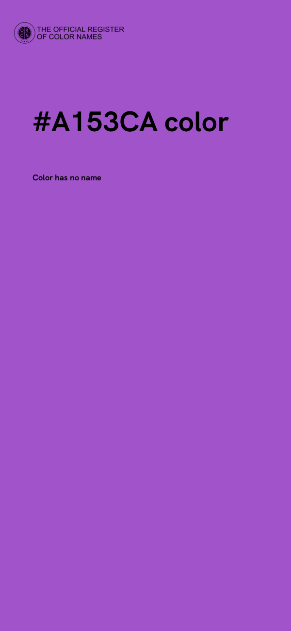 #A153CA color image