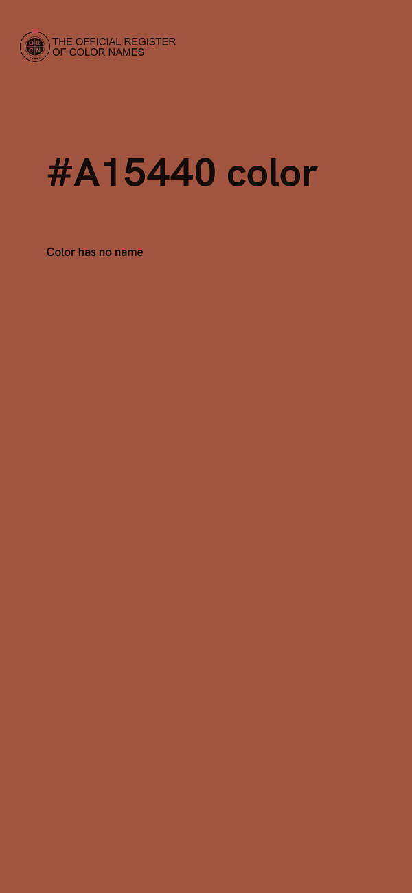 #A15440 color image