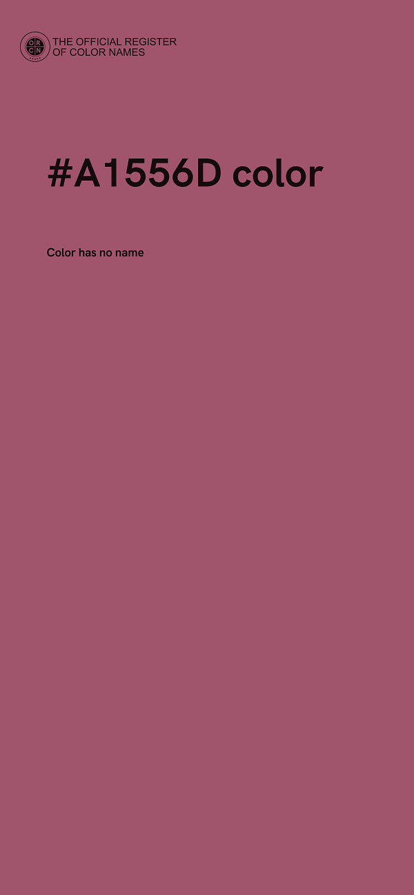 #A1556D color image