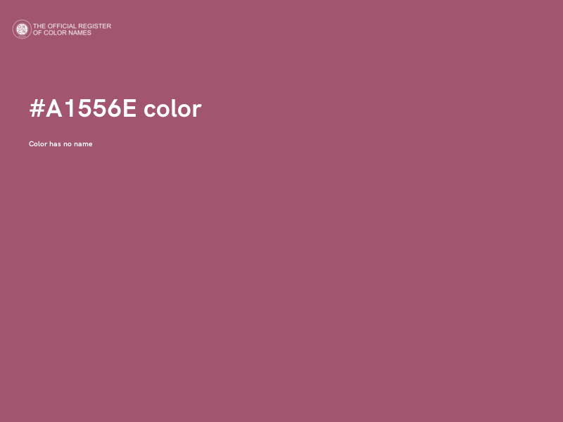 #A1556E color image