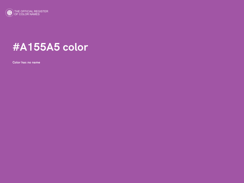 #A155A5 color image