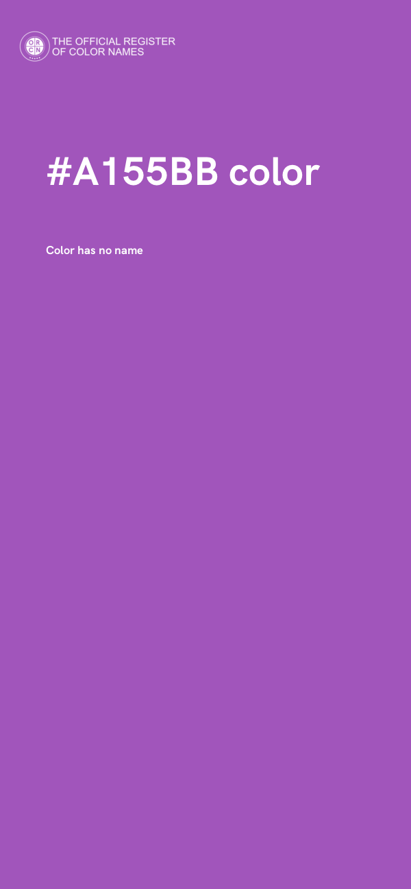 #A155BB color image