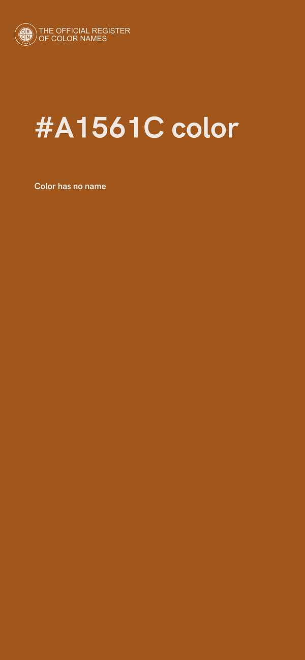 #A1561C color image
