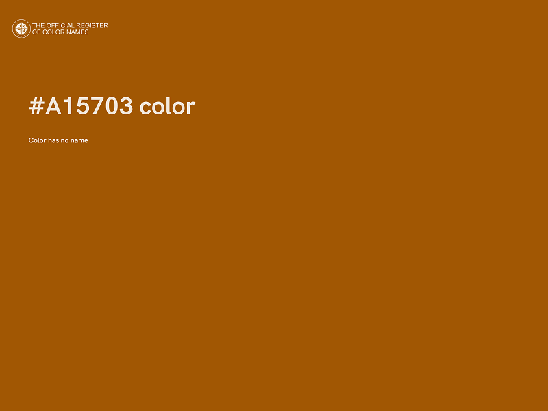 #A15703 color image