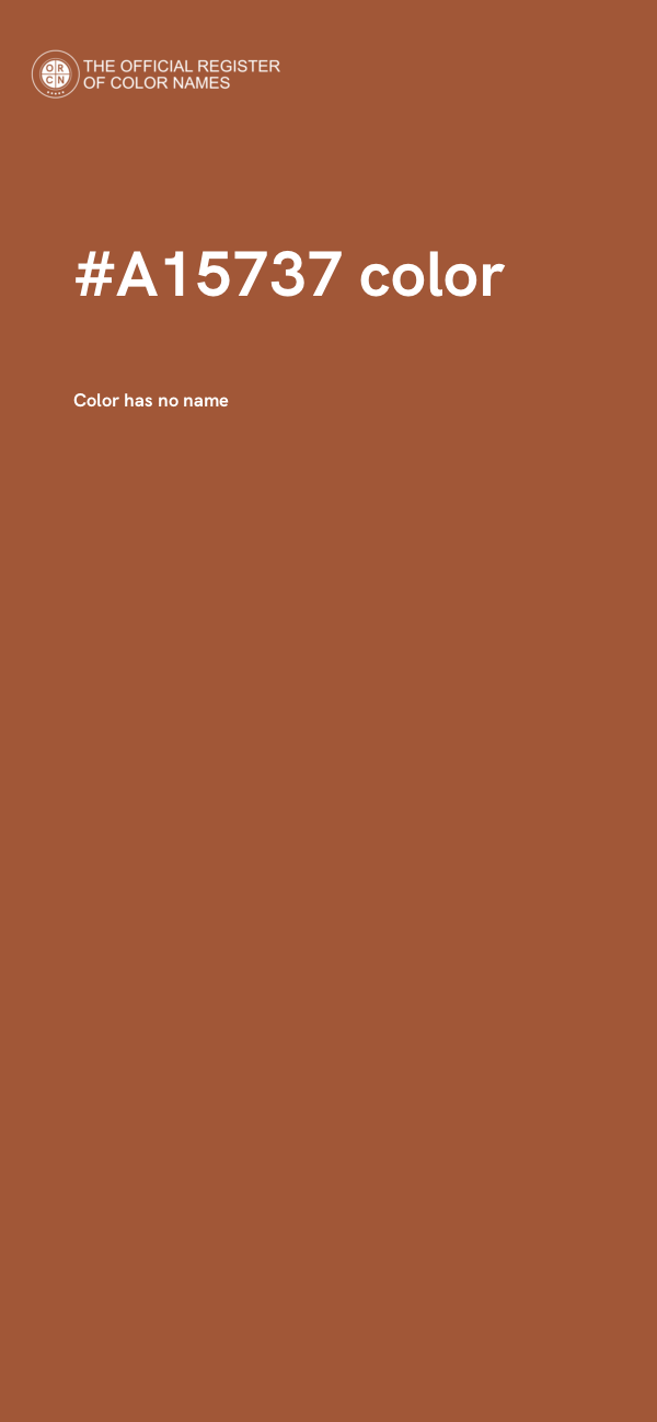 #A15737 color image
