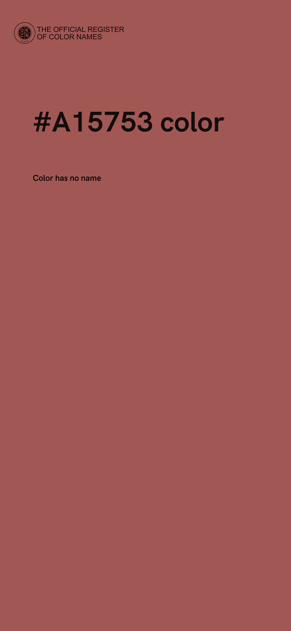#A15753 color image