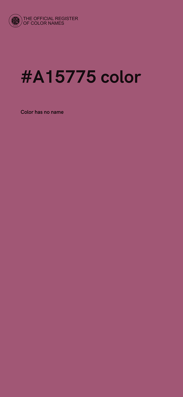 #A15775 color image