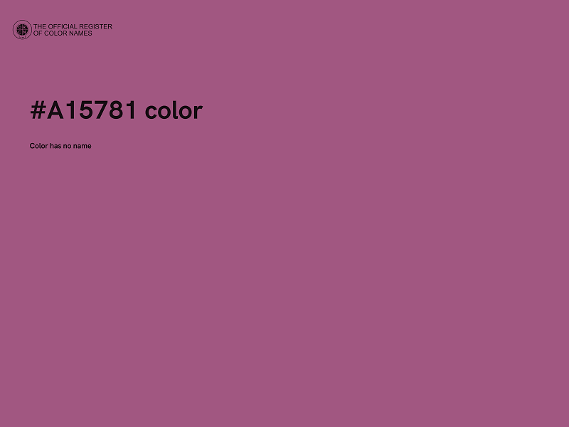 #A15781 color image