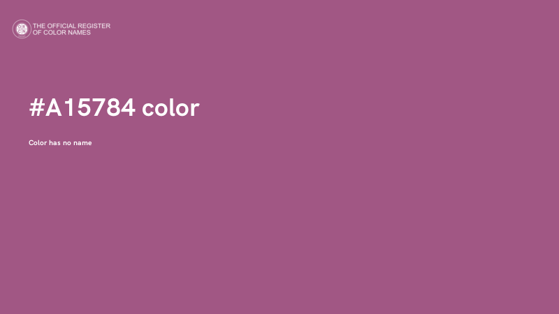 #A15784 color image