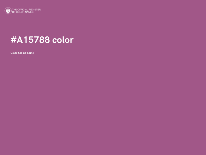#A15788 color image