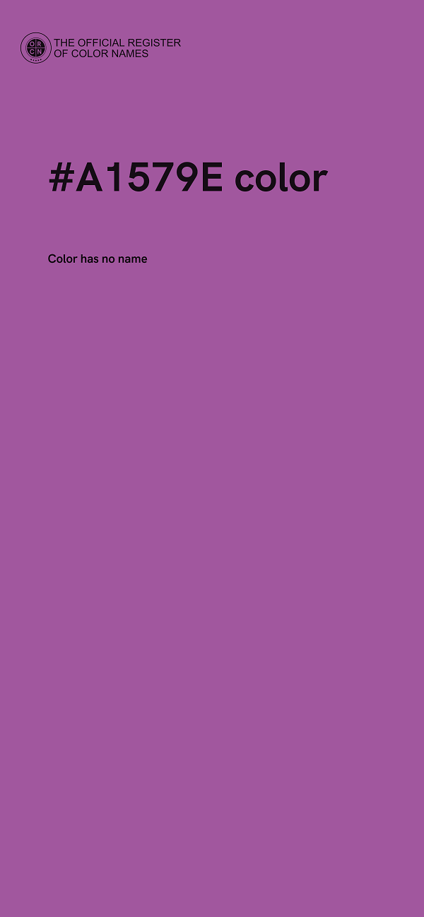 #A1579E color image