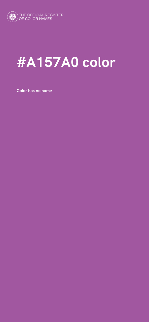 #A157A0 color image