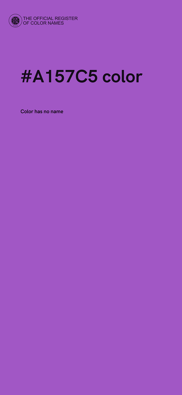#A157C5 color image