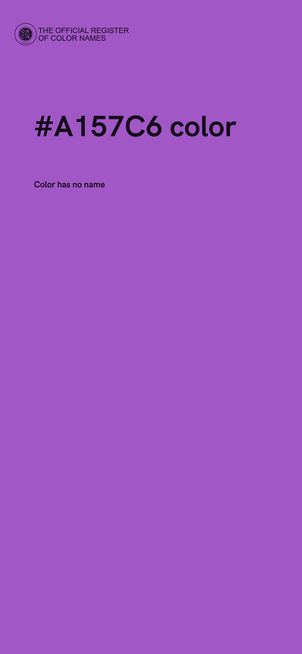 #A157C6 color image