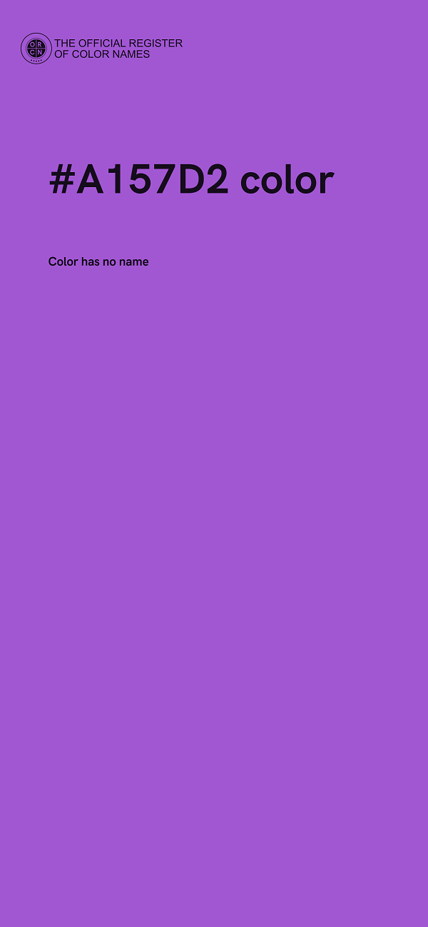 #A157D2 color image