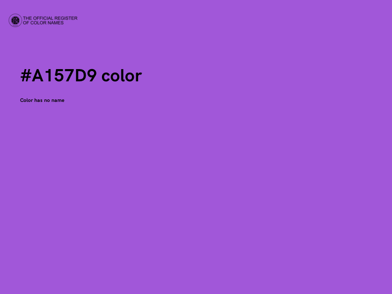 #A157D9 color image