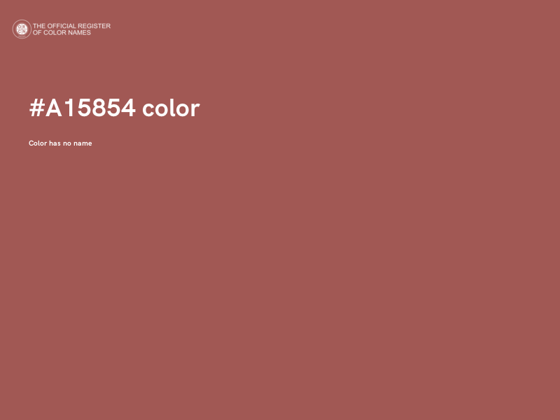 #A15854 color image