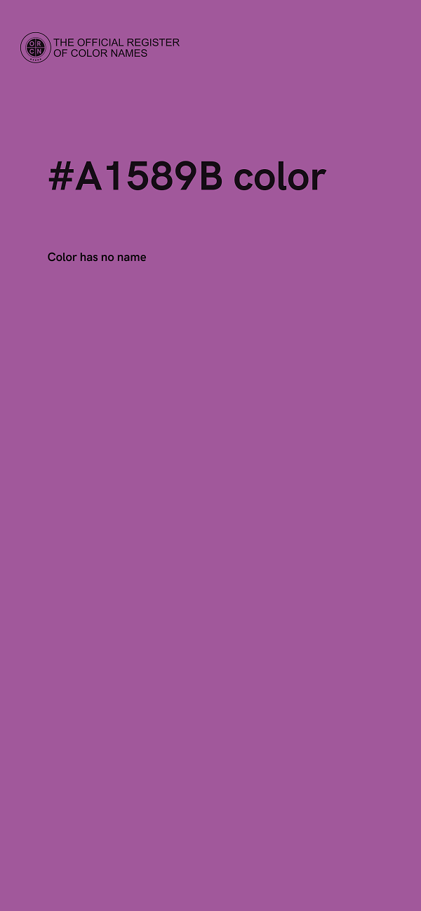 #A1589B color image