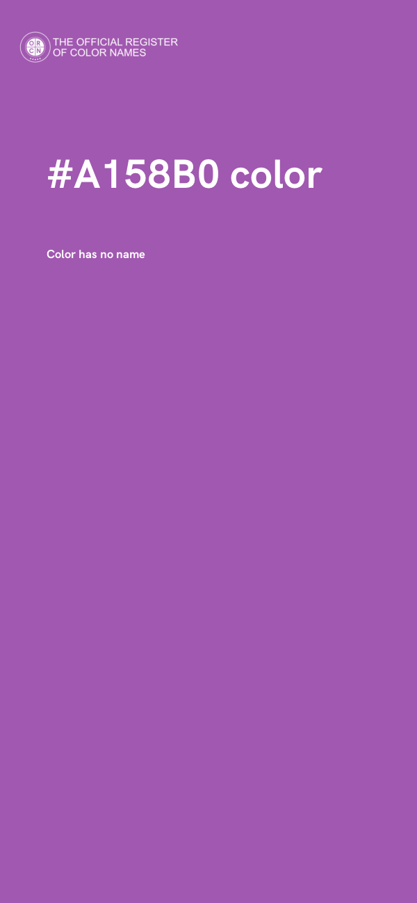 #A158B0 color image