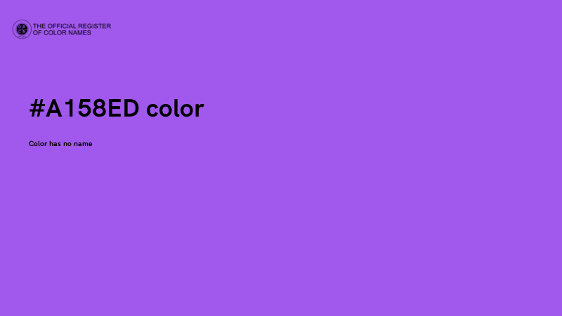 #A158ED color image