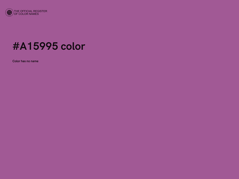 #A15995 color image