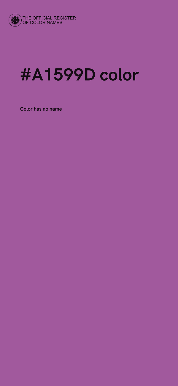 #A1599D color image