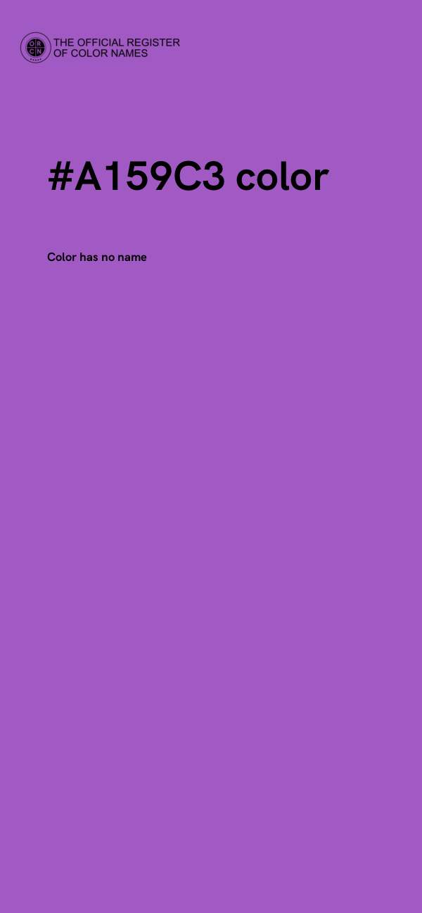 #A159C3 color image