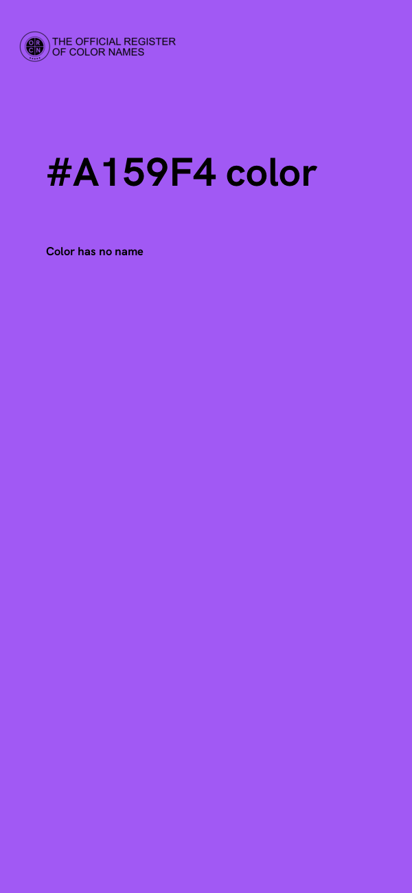 #A159F4 color image