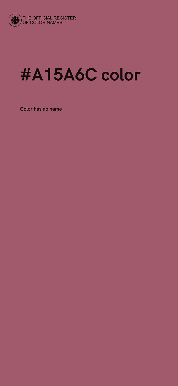 #A15A6C color image