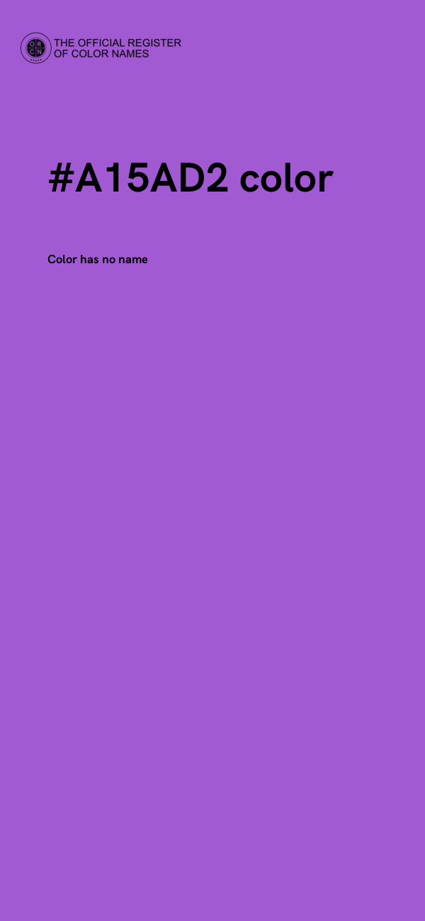 #A15AD2 color image